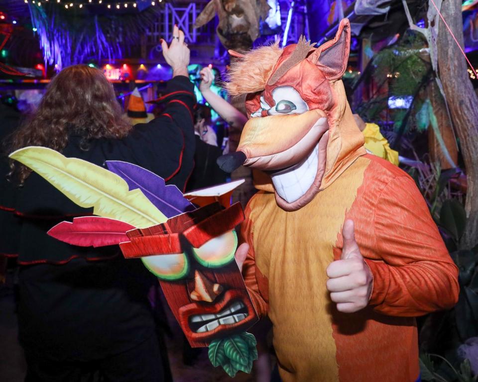 Creative costumes were the order of the day at the Locals Haloween Party at  Seacrets in Ocean City .