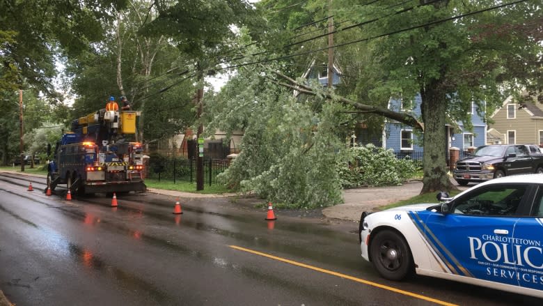 Heavy rain floods parts of Charlottetown 2 days in a row