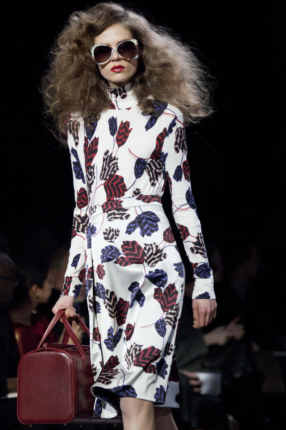 A model walks the runway during the Marc by Marc Jacobs Fall 2013 fashion show during Fashion Week, Monday, Feb. 11, 2013, in New York. (AP Photo/Karly Domb Sadof)