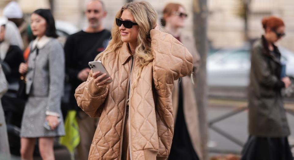 The coat trend of 2021: Quilted coats that are still in stock. (Getty Images) 