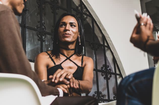 Beyond traditional therapy, there are online resources trans people can turn to for mental health services. (Photo: rparobe via Getty Images)