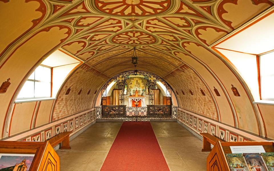 The impressive Italian chapel on the Orkney Islands - Getty 