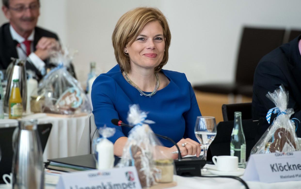 CDU-Vize Julia Klöckner empört mit einem Tweet. (Bild: dpa)