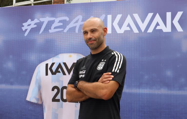 Javier Mascherano, director técnico de la selección argentina sub-20