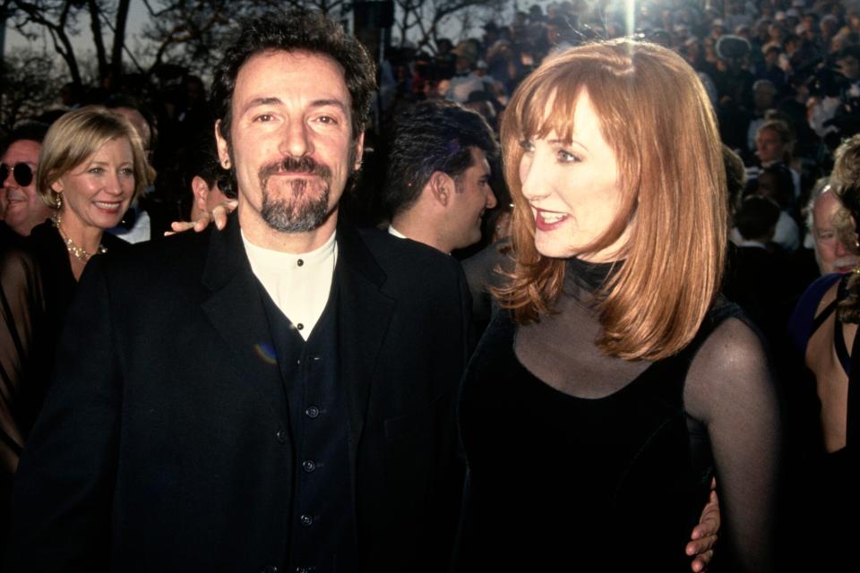 American singer, songwriter and musician Bruce Springsteen and his wife Patti Scialfa at the 66th Annual Academy Awards at the Dorothy Chandler Pavilion in Los Angeles, California, 21st March 1994.
