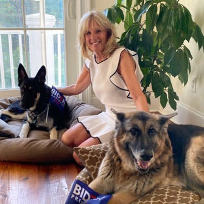 Champ and Major Biden are officially White House bound, and they will now be sharing their journey on social media (Photo: Instagram)