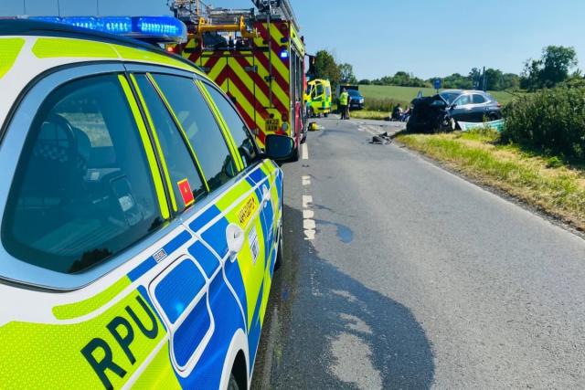 North Yorkshire Fire and Rescue Service said they were called at 5.20pm last night after reports of a crash in Front Street in Sowerby near Thirsk <i>(Image: Wiltshire Specialist Operations)</i>