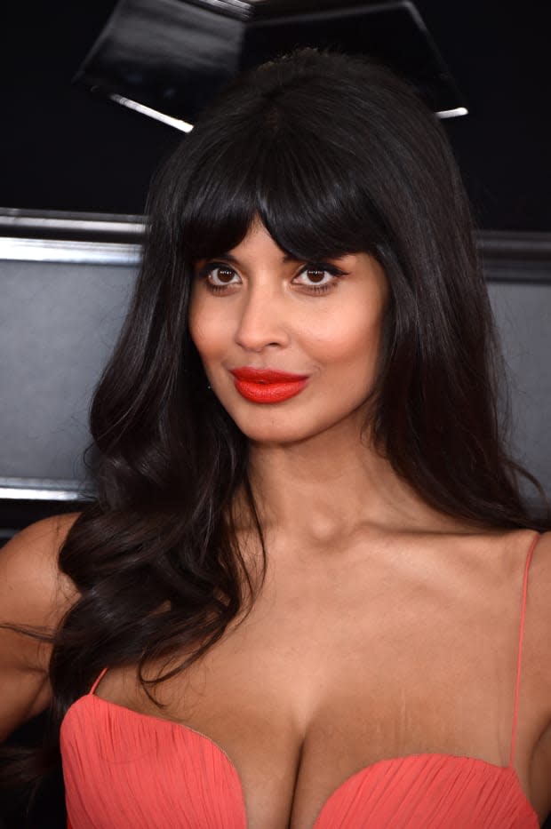 Jameela Jamil at the 61st Annual Grammy Awards. Photo: John Shearer/Getty Images for The Recording Academy