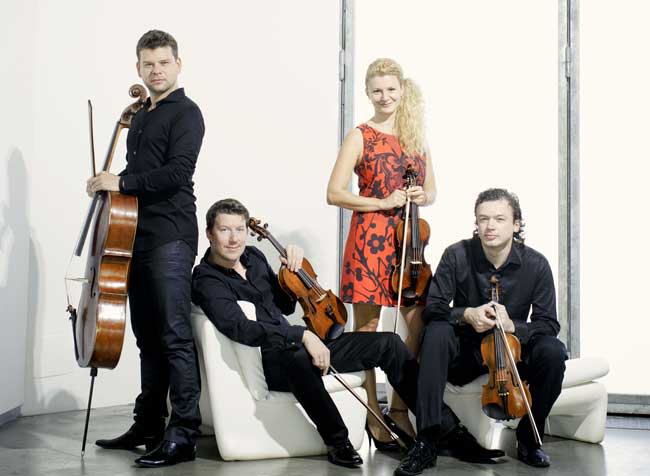 The Pavel Haas Quartet performs Tuesday at Memorial Hall.