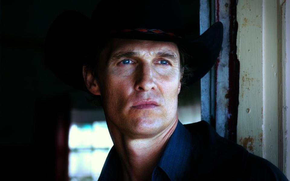 This film image released by Independent Pictures shows Matthew McConaughey in a scene from "Killer Joe." A few years ago, Matthew McConaughey's career had bottomed out in rom-com mediocrity. He resolved to alter his path, and the rebirth that followed _ the so-called McConaissance _ reaches an apogee with his Oscar nomination for his performance in "Dallas Buyers Club." (AP Photo/Independent Pictures)