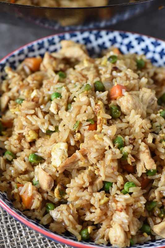 <p>Adventures of Mel</p><p>How to make the most delicious homemade chicken fried rice. Quick and easy stir-fry dinner recipe that's so much better than takeout!</p><p><strong>Get the recipe: <a href="https://adventuresofmel.com/chicken-fried-rice/" rel="nofollow noopener" target="_blank" data-ylk="slk:Quick and Easy Chicken Fried Rice;elm:context_link;itc:0;sec:content-canvas" class="link ">Quick and Easy Chicken Fried Rice</a></strong></p>