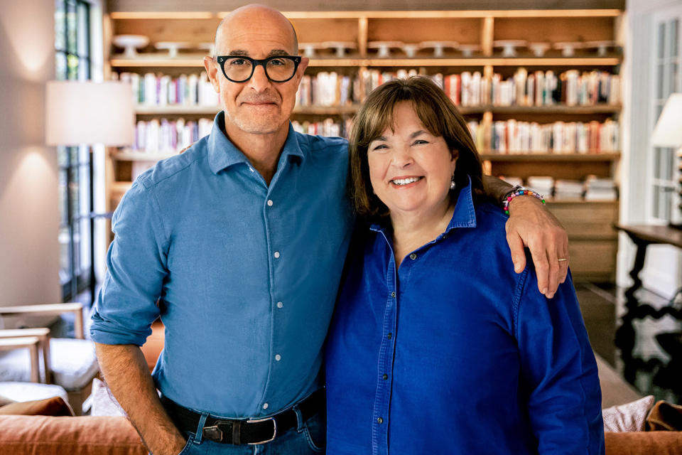 Ina Garten and Stanley Tucci. (Food Network)