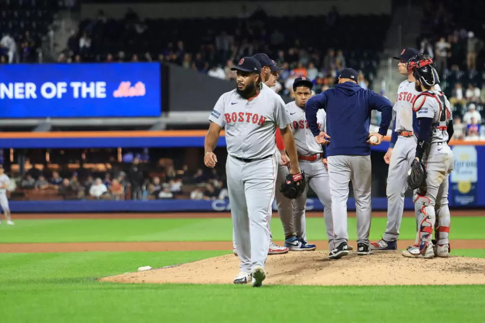 波士頓紅襪終結者簡森（Kenley Jansen）在教練團的同意下提前結束賽季返家。法新社