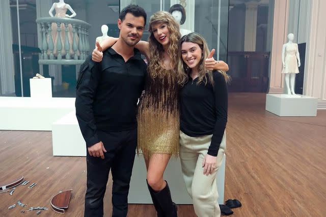 <p>Tay Lautner/Instagram</p> Taylor Lautner, Taylor Swift and Tay Lautner