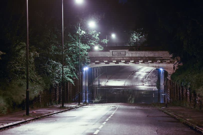 Queens Drive in Mossley Hill closed after flooding on July 9