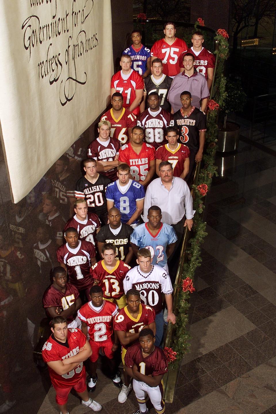 The 2001 Oklahoman All State football team.