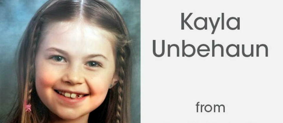 La jeune Kayla a été retrouvée grâce à une série Netflix.   - Credit:National Center for Missing & Exploited Children