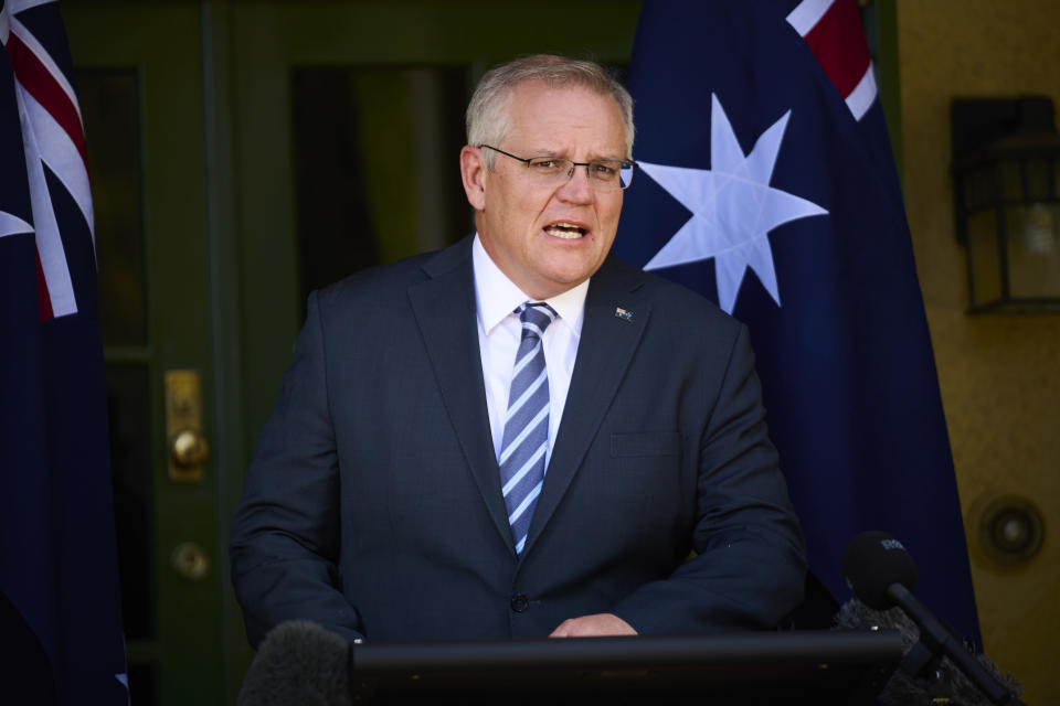 Australian Prime Minister Scott Morrison