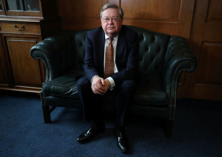 Ian McCafferty, a member of the Bank of England's Monetary Policy Committee poses for a photograph at the Bank of England in London, Britain, April 9, 2018. REUTERS/Hannah McKay