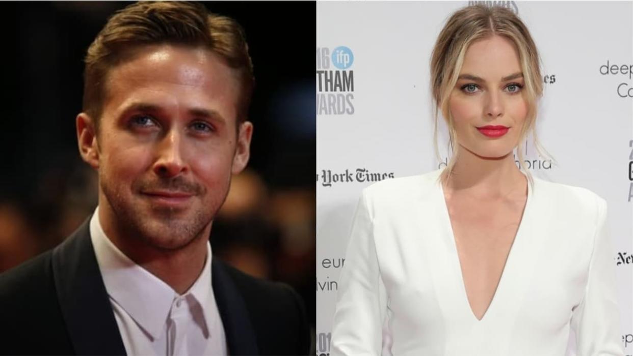 Ryan Gosling et Margot Robbie. - AFP - Montage BFMTV.com