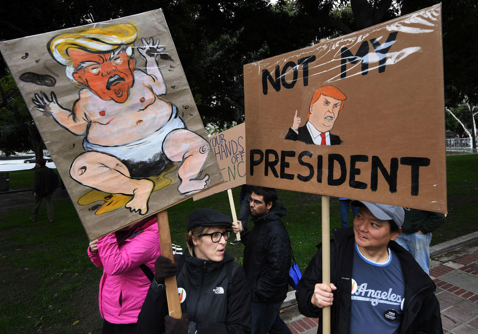 ‘Not My President’s Day’ protests in the U.S.