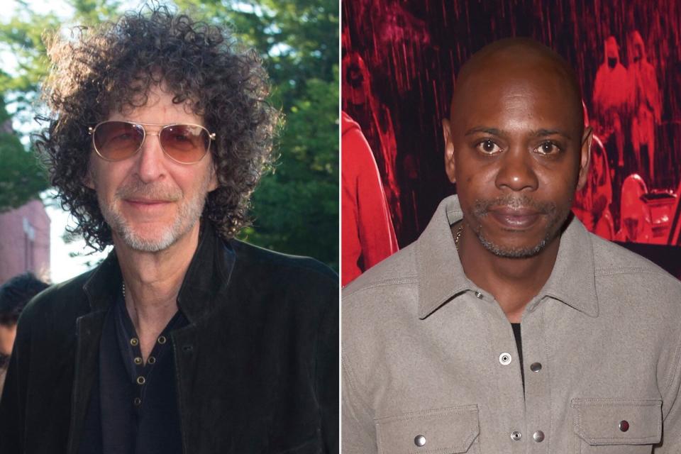 Howard Stern and Dave Chappelle