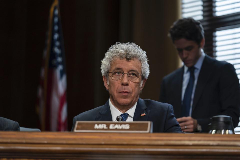 Eric Bogosian as Democratic Senator Gil Eavis in ‘Succession' (HBO)