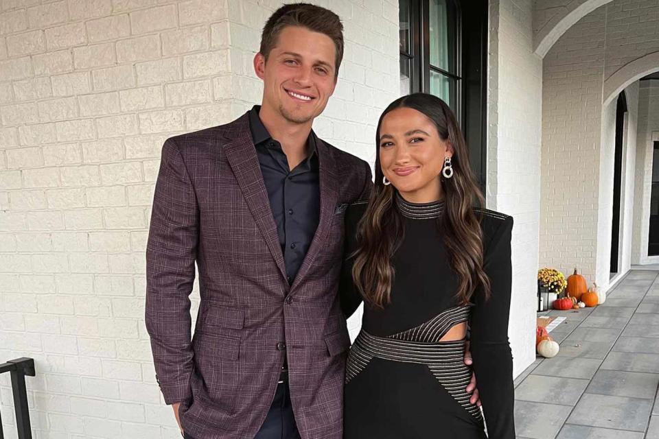 <p>Corey Seager/instagram</p> Corey Seager and his wife Madysin Seager pose together.