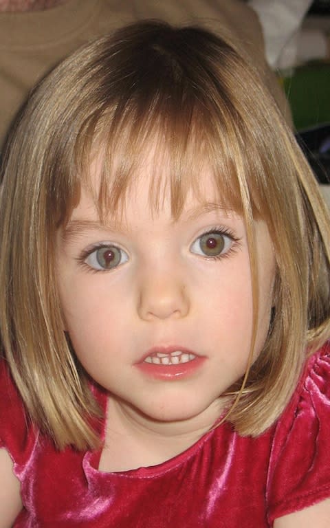 A family photograph of Madeleine McCann - Credit: PA