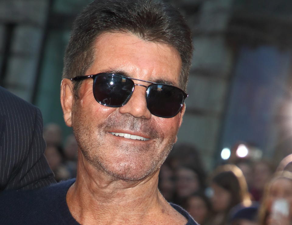 Simon Cowell attends the Britain's Got Talent Auditions Photocall at the London Palladium. (Photo by Keith Mayhew / SOPA Images/Sipa USA)