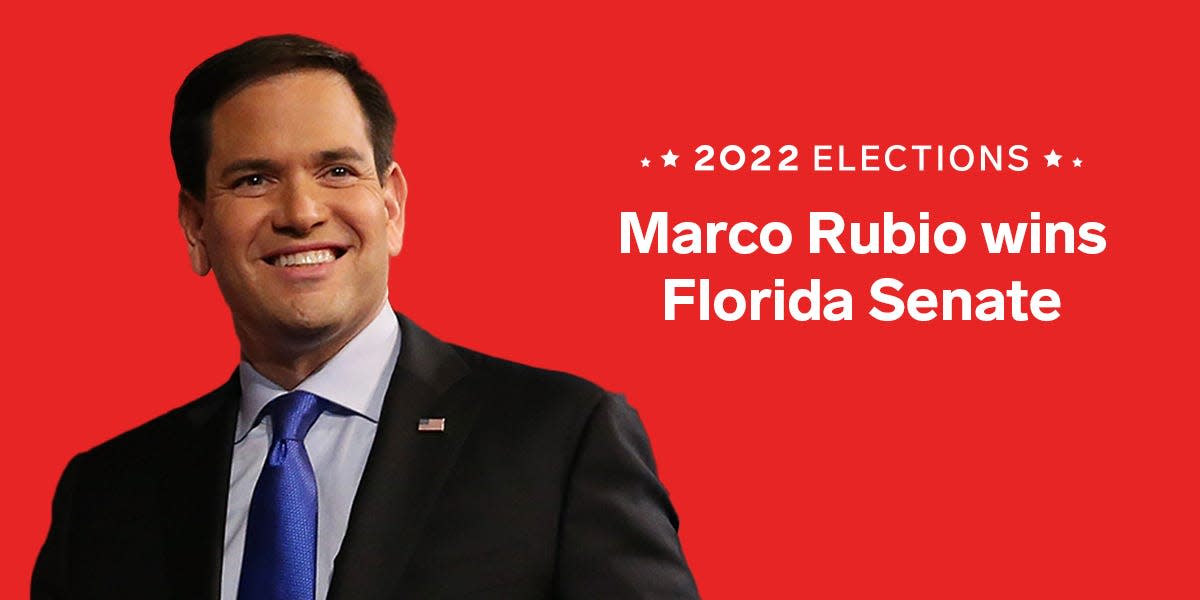 2022 Midterm Election Florida Senate Marco Rubio