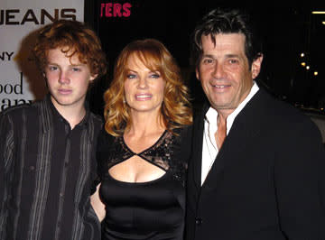 Marg Helgenberger with husband Alan Rosenberg and son Hugh at the Hollywood premiere of Universal Pictures' In Good Company