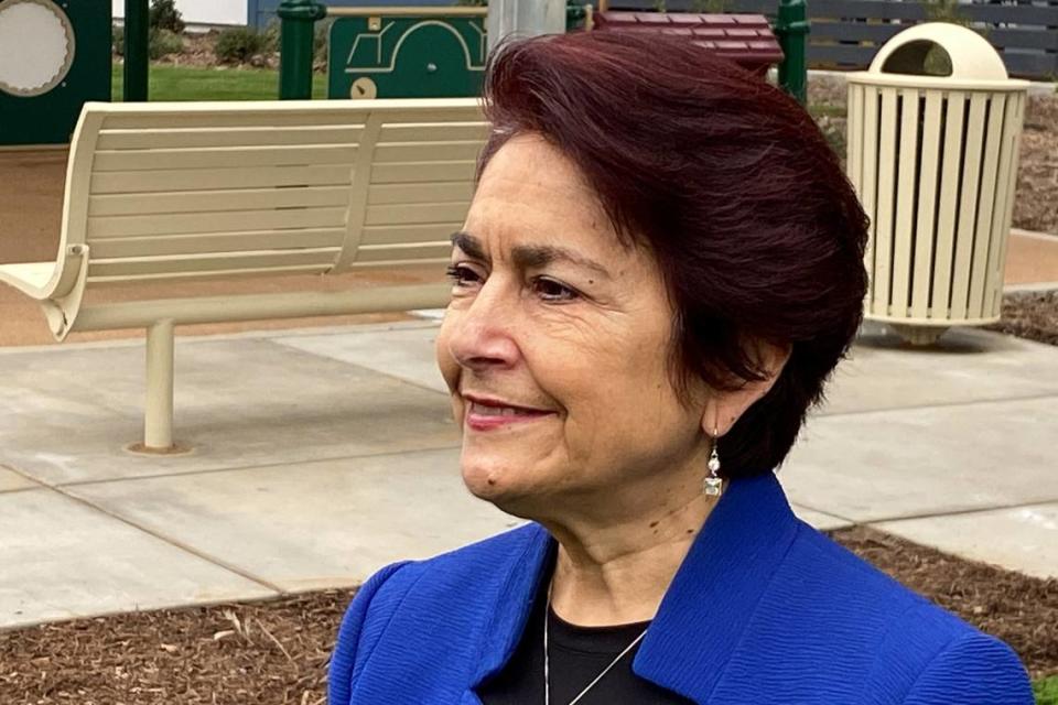 State Sen. Anna Caballero, D-Merced, said officially Friday, Jan. 21, 2021, she will run in the newly drawn 14th District while speaking at The Link near Blackstone and McKinley avenues in Fresno. 