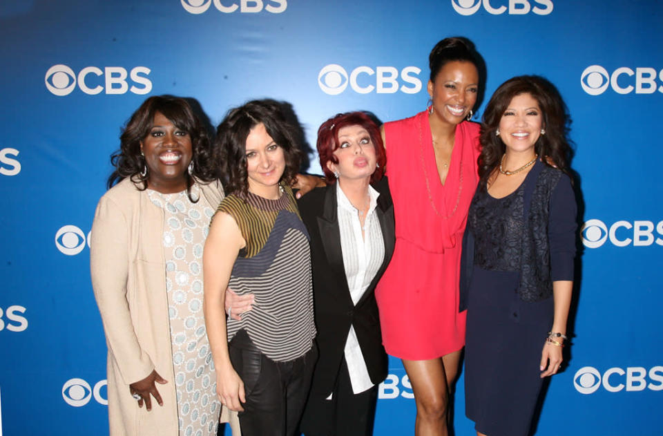 CBS Upfront 2012 - Sheryl Underwood, Sara Gilbert, Sharon Osbourne, Aisha Tyler and Julie Chen