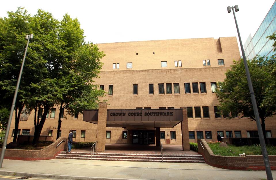 General views of Southwark Crown Court in south London.