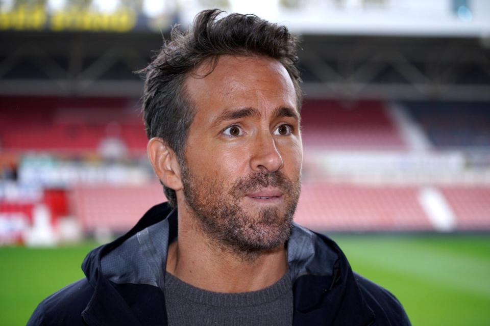 Wrexham co-owner Ryan Reynolds has sent Wales a good luck message ahead of their World Cup opener (Peter Byrne/PA) (PA Archive)