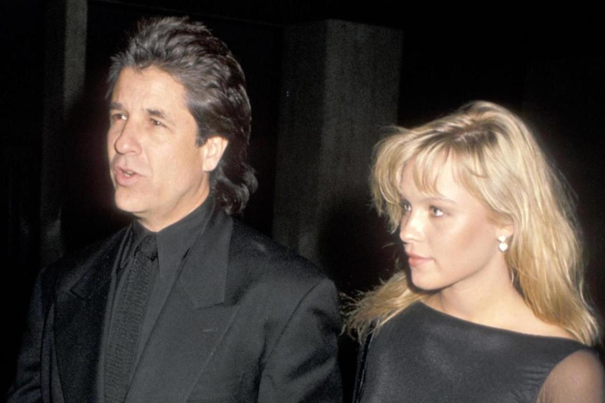 Pamela Anderson And Jon Peters in 1989