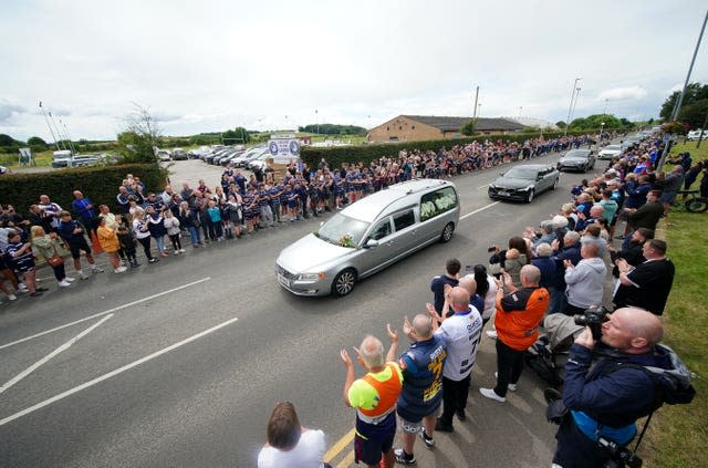 Rob Burrow funeral