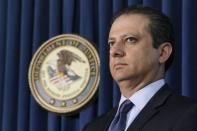 Preet Bharara, U.S. Attorney for the Southern District of New York, attends a news conference in New York City, U.S. May 19, 2016. REUTERS/Brendan McDermid