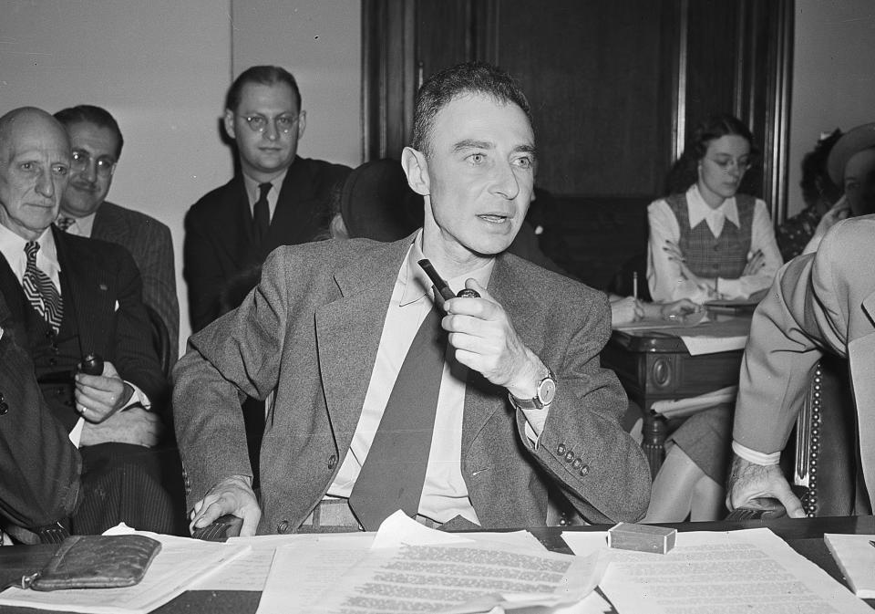 Oppenheimer in 1945 - Credit: AP Photo