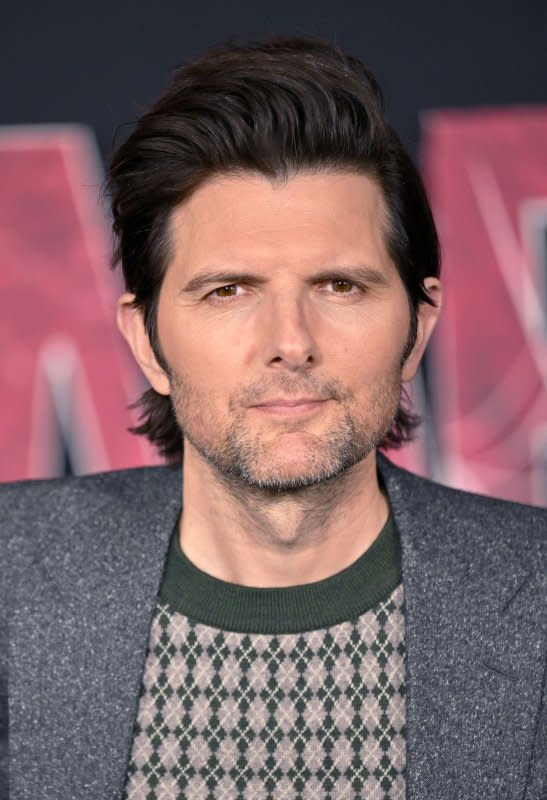 Adam Scott attends the Los Angeles premiere of "Madame Web" in February. File Photo by Chris Chew/UPI