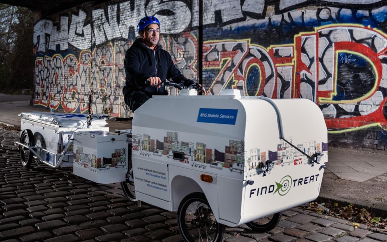 Velofracht aus Berlin entwarf ein mobiles Krankenhaus für Obdachlose. (Bild: Oli Wolff/Velofracht GmbH)