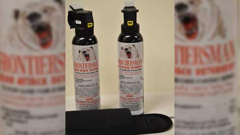 A federal complaint filed against Sean Michael McHugh, 34, of Auburn shows the bear spray that he used on U.S. Capitol Police officers during the Jan. 6, 2021, insurrection at the U.S. Capitol.