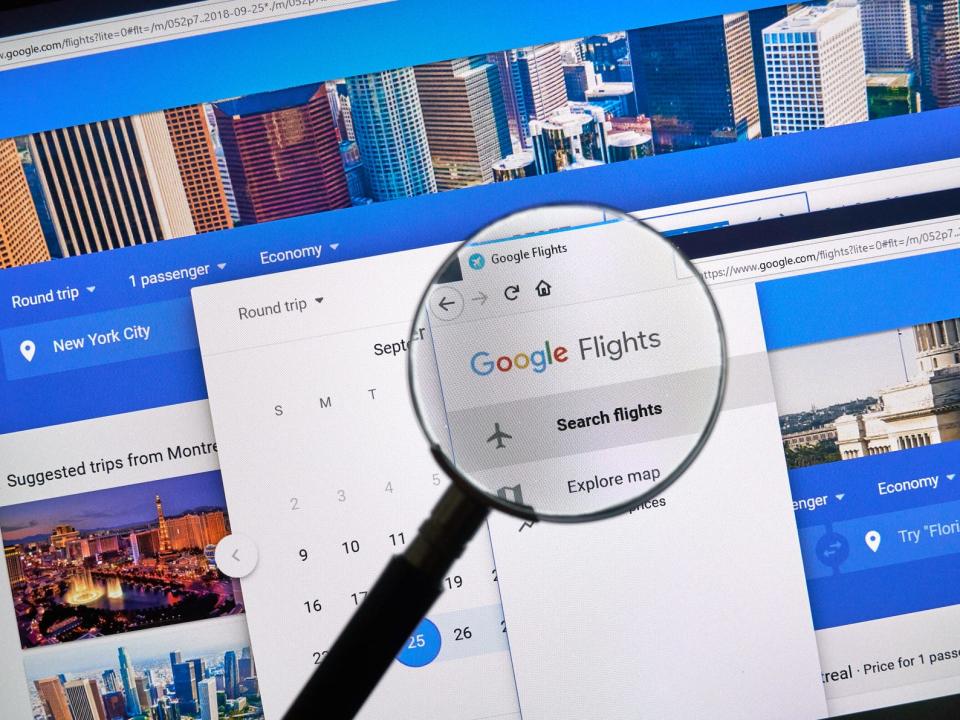 google flights website