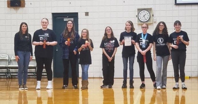 The eighth grade Power of the Pen team earned 2nd place overall.