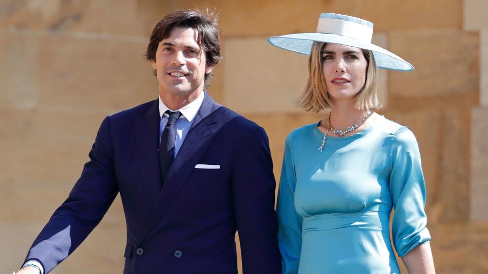 Nacho Figueras and Delfina Blaquier attend the wedding of Prince Harry to Meghan Markle 