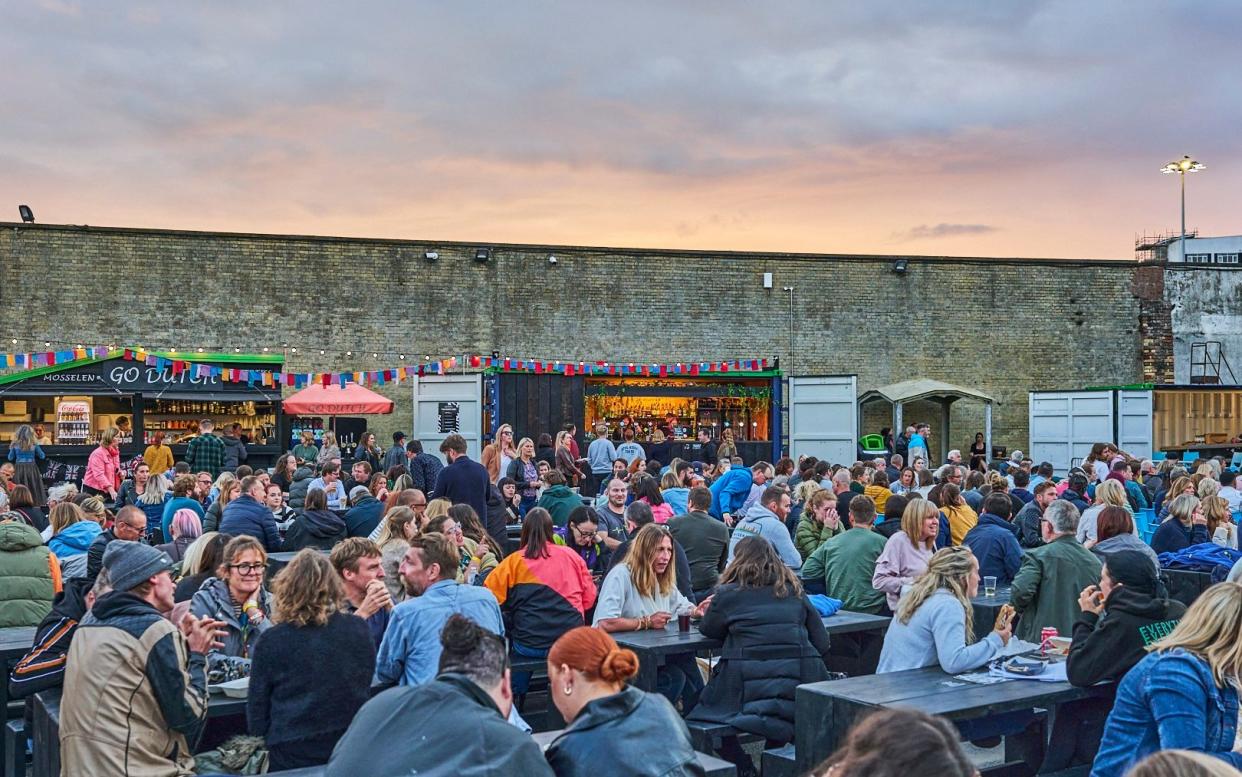 The Harbour Arm in Folkestone is home to bars, restaurants and an outdoor cinema - matt rowe