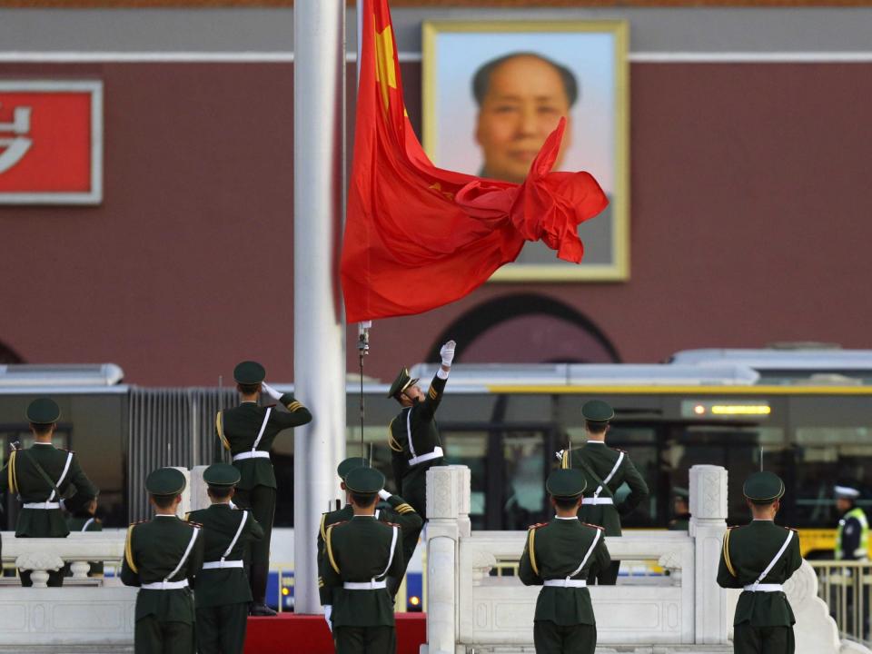 china menace communist army