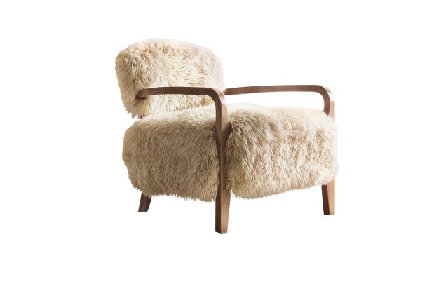 Restoration Hardware Timothy Oulton Yeti Sheepskin Armchair