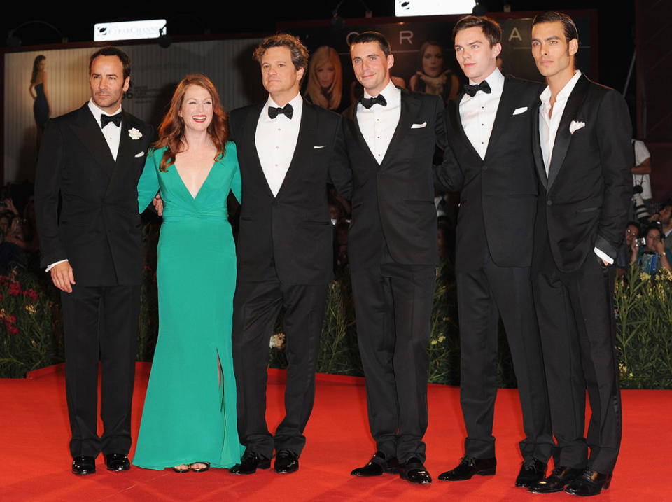 66th Annual Venice Film Festival 2009 Matthew Goode Tom Ford Julianne Moore Colin Firth Nicolas Hoult Jon Kortajarena